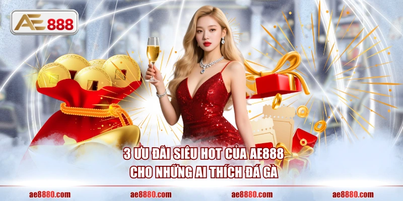 3 ưu đãi siêu hot của AE888 cho những ai thích đá gà